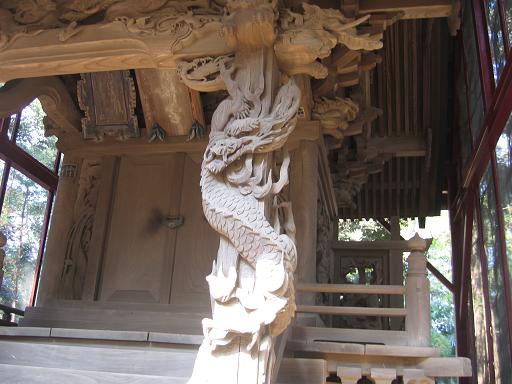 香取神社の昇り龍